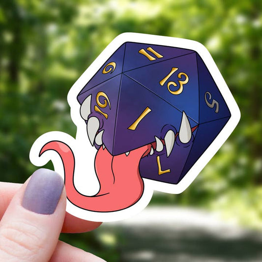 Mimic Monster Galaxy D20 Sticker