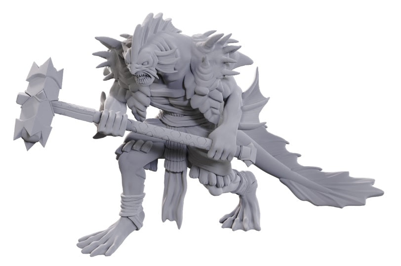 Sahuagin Coral Smasher - Dungeons & Dragons: Nolzur's Marvelous Unpainted Miniatures