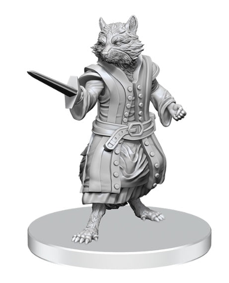 Pathfinder Battles Deep Cuts Unpainted Miniatures: Procyal (Raccoon Agathion) & Zoaem (Ring Archon)