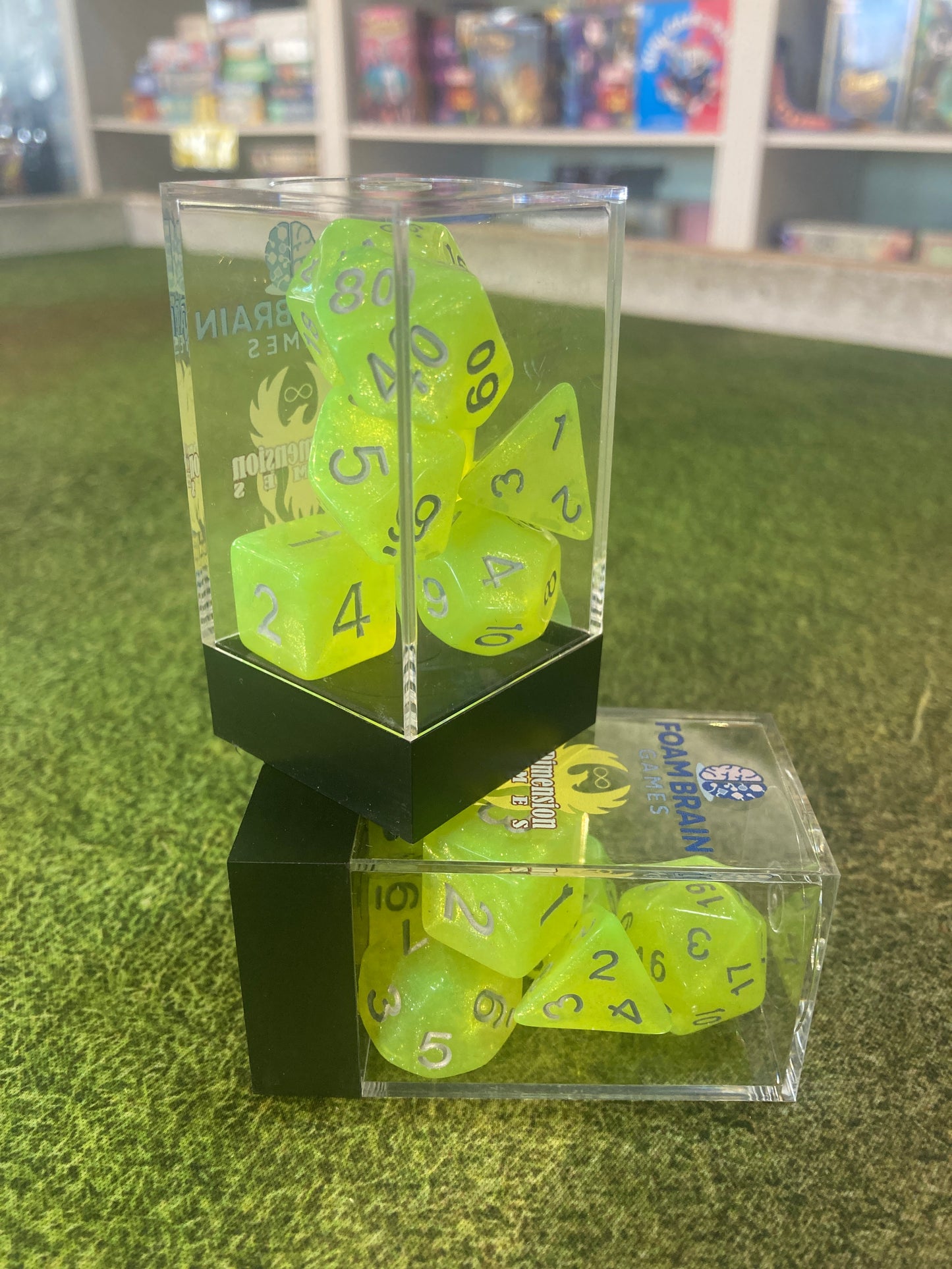 Radioactive Lemonade RPG Dice Set