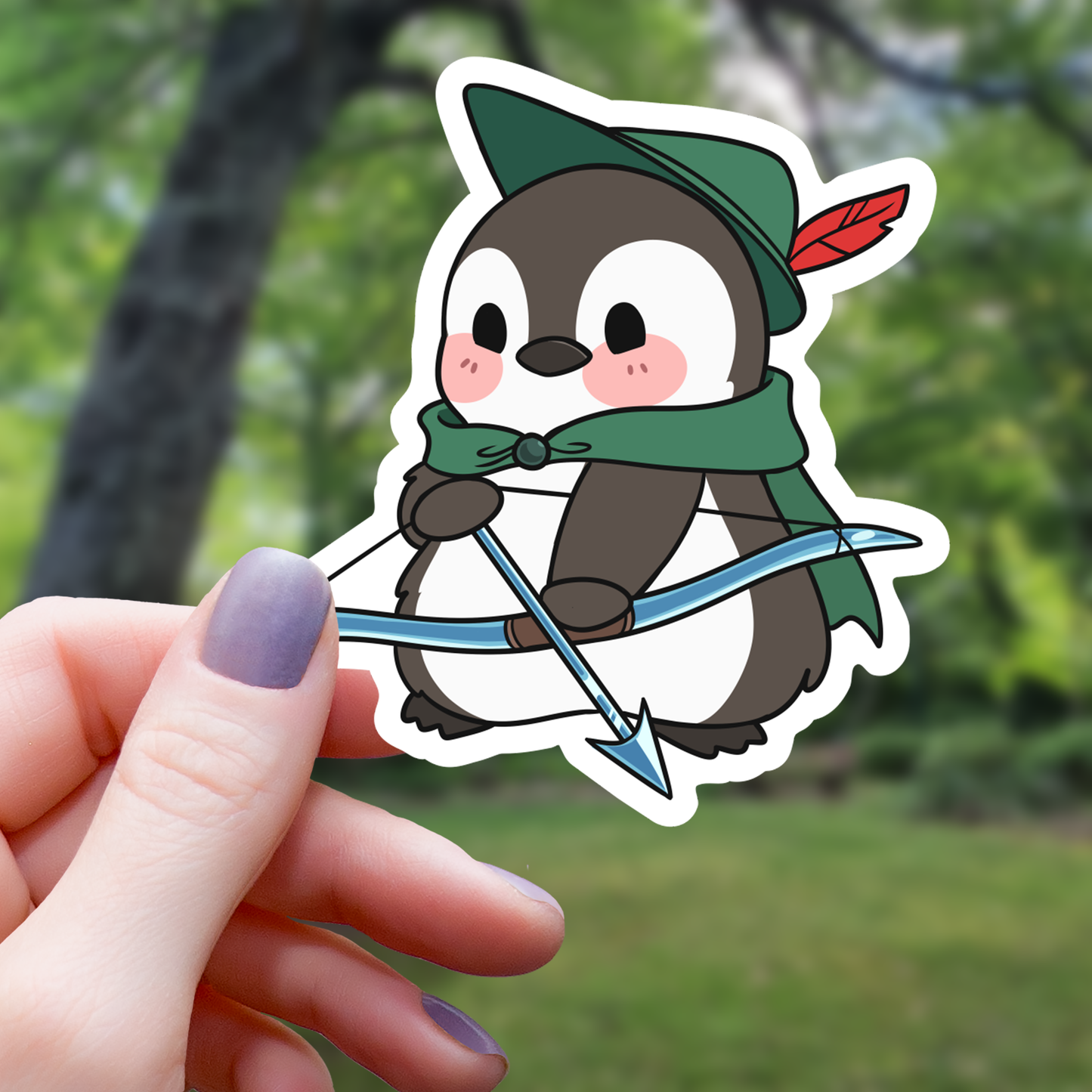 Penguin Ranger TTRPG Sticker - 3"