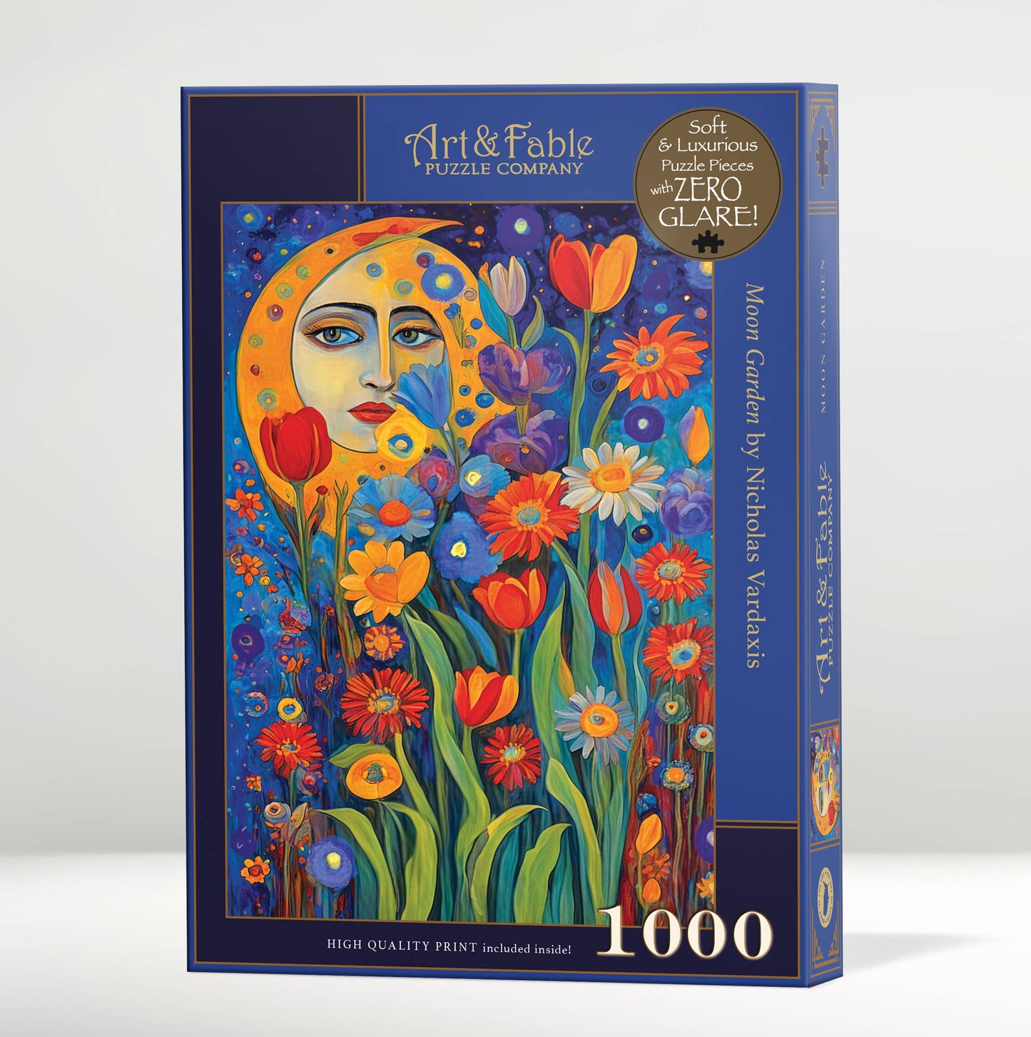 Moon Garden; 1000-pc Velvet-Touch Jigsaw Puzzle