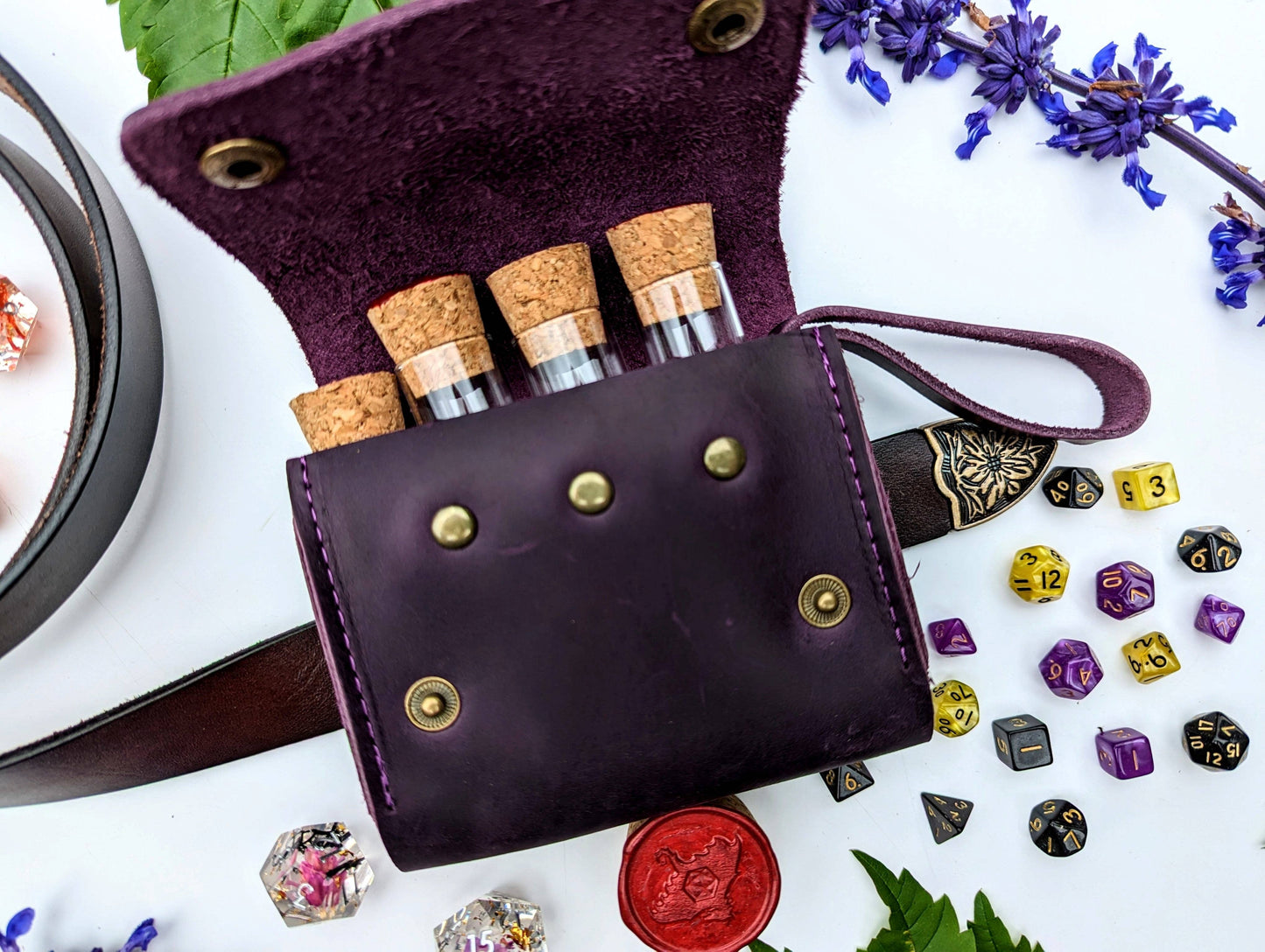 Pouch small purple