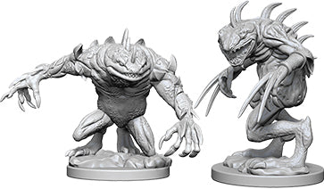 Gray Slaad & Death Slaad Dungeons & Dragons: Nolzur's Marvelous Unpainted Miniatures