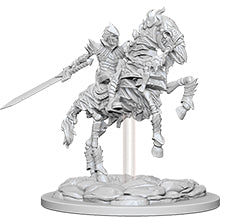 Skeleton Knight on Horse Pathfinder Deep Cuts Unpainted Miniatures