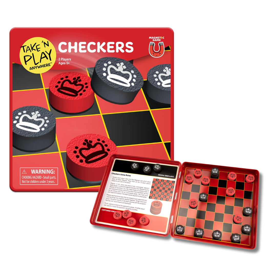 Take N Play Anywhere - Checkers - Magnetic Travel Game