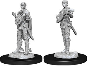 Female Half-Elf Bard Dungeons & Dragons: Nolzur's Marvelous Unpainted Miniatures