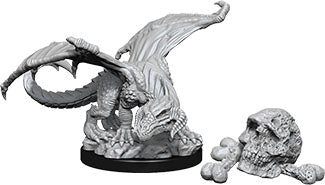 Black Dragon Wyrmling - Dungeons & Dragons Nolzur`s Marvelous Unpainted Miniatures