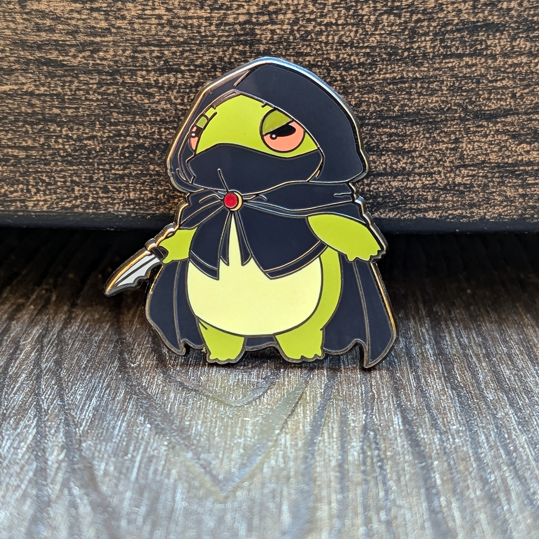 Frog Rogue Class Hard Enamel Pin -1.5"