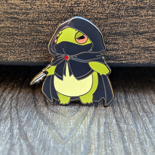 Frog Rogue Class Hard Enamel Pin -1.5"