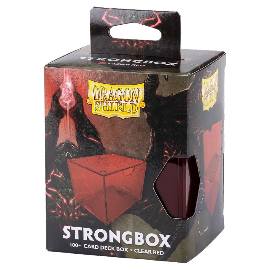 Deck Box Red Strongbox 100+