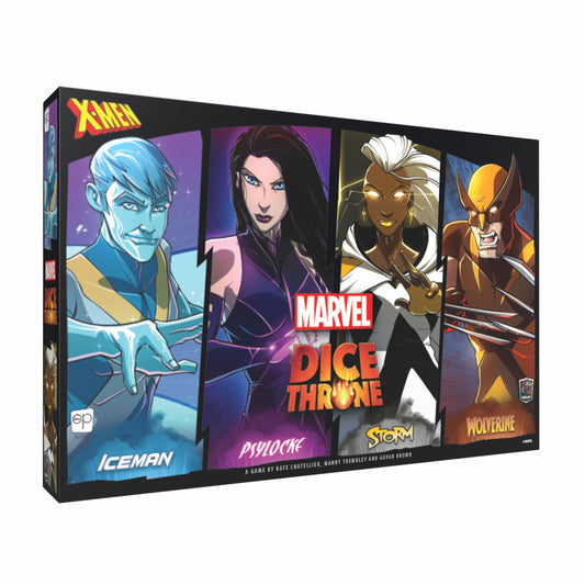 Marvel Dice Throne: X-Men Box 1 Fighters (Iceman Psylocke Storm and Wolverine)