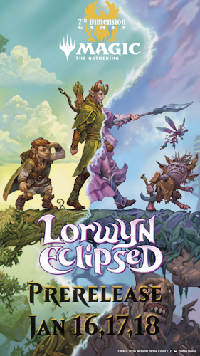 Prerelease Event January 18, Sun 12PM