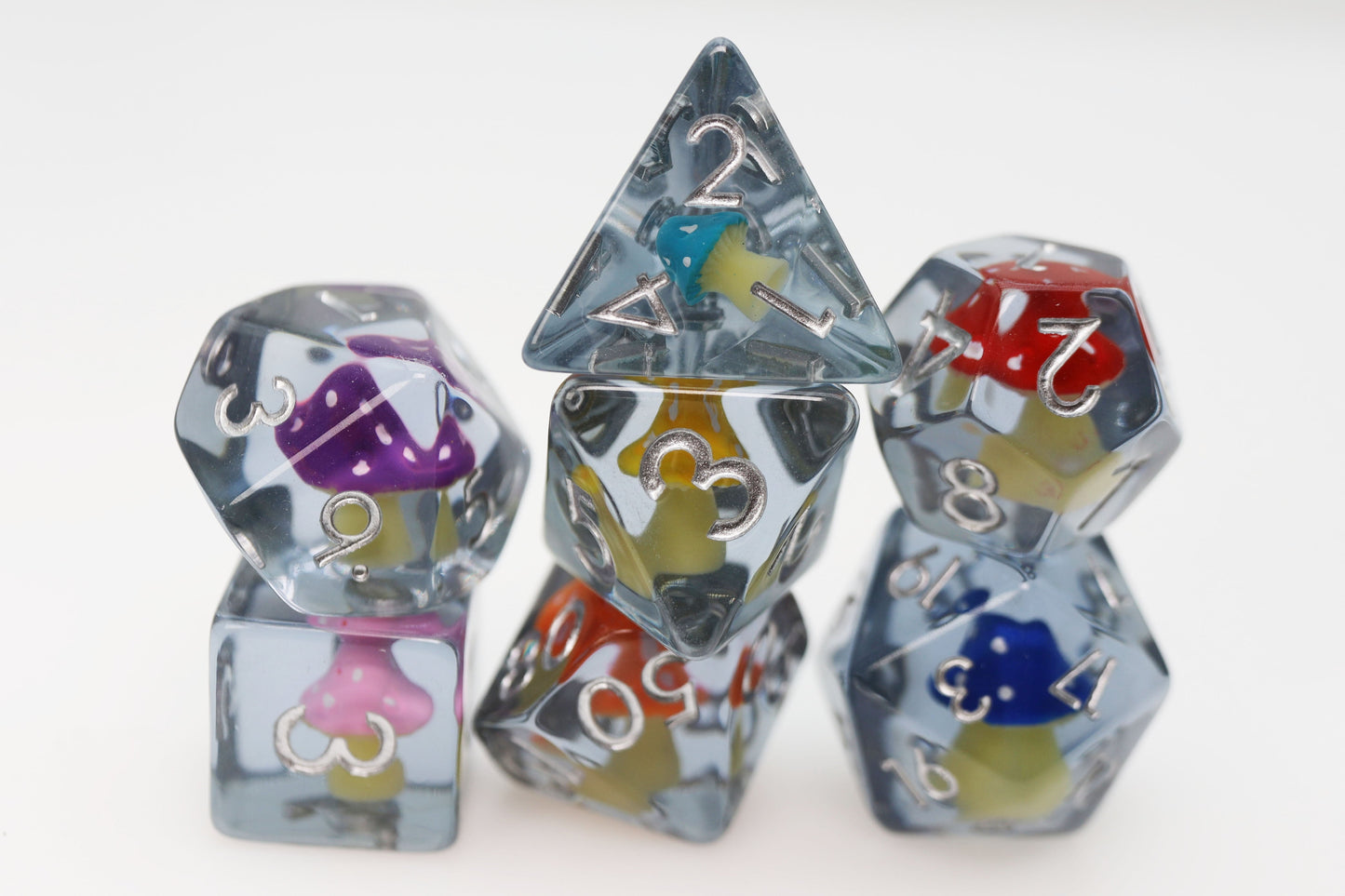 Whimsical Mushrooms RPG Dice