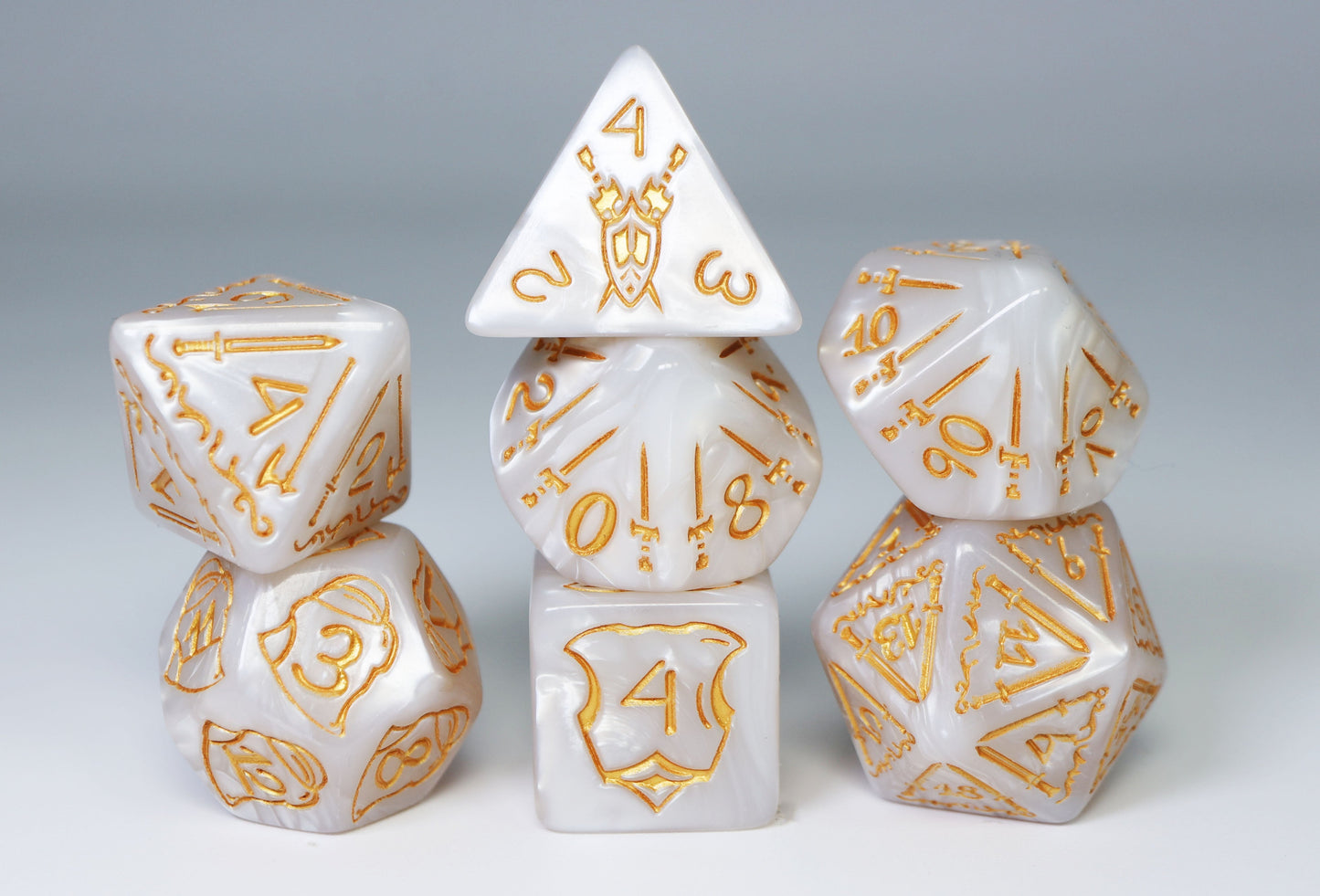 Queen's Armory: Holy - 25mm RPG Dice Set