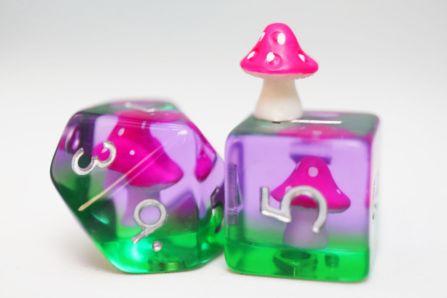 Fae Mushrooms RPG Dice Set