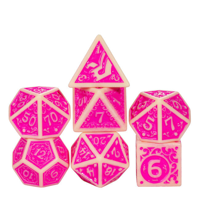 Fuscia Depths RPG Dice Set