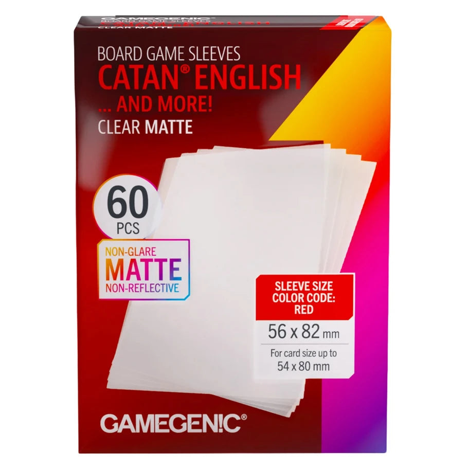 Sleeves CATAN English Clear Matte (60)