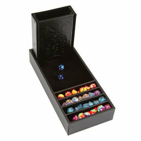 Citadel Dice Tower & Dice Black