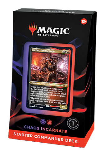 Chaos Incarnate Starter Commander Deck