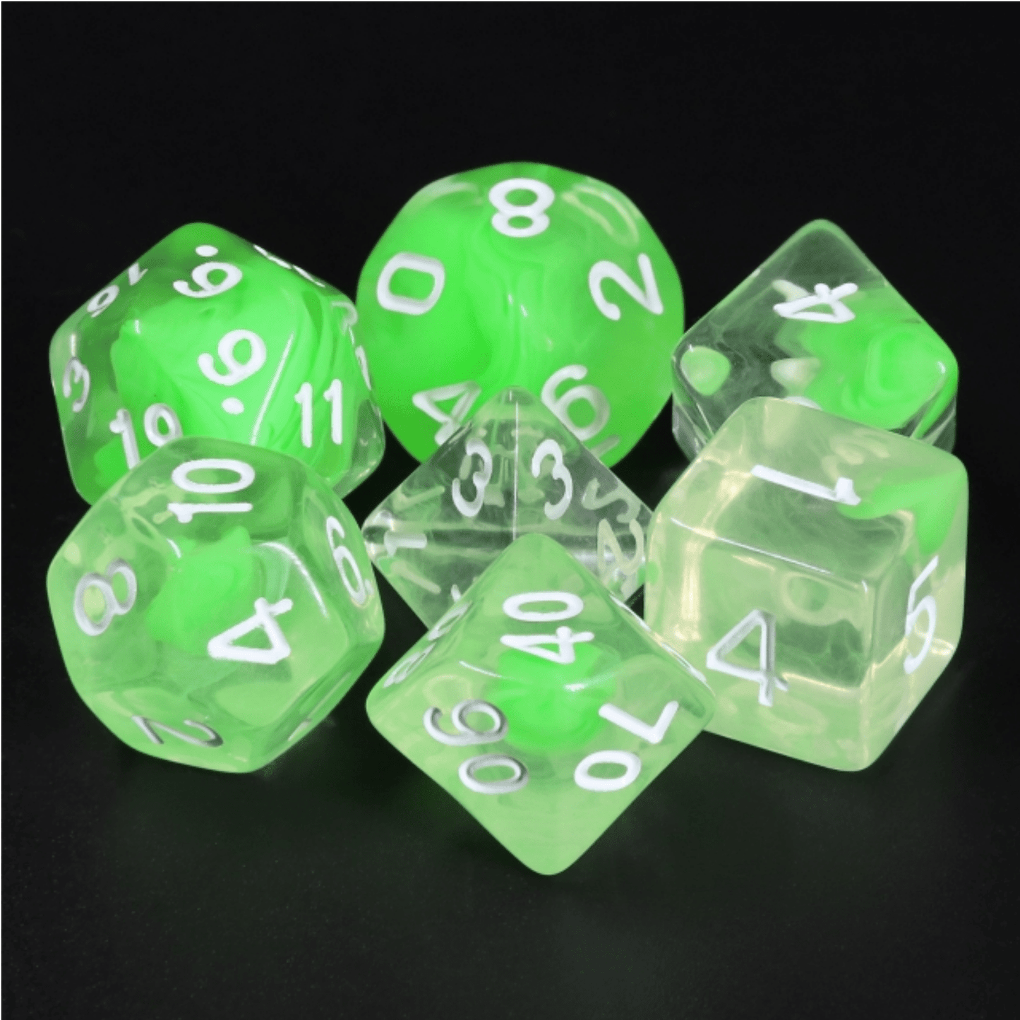 Summer Limes RPG Dice Set
