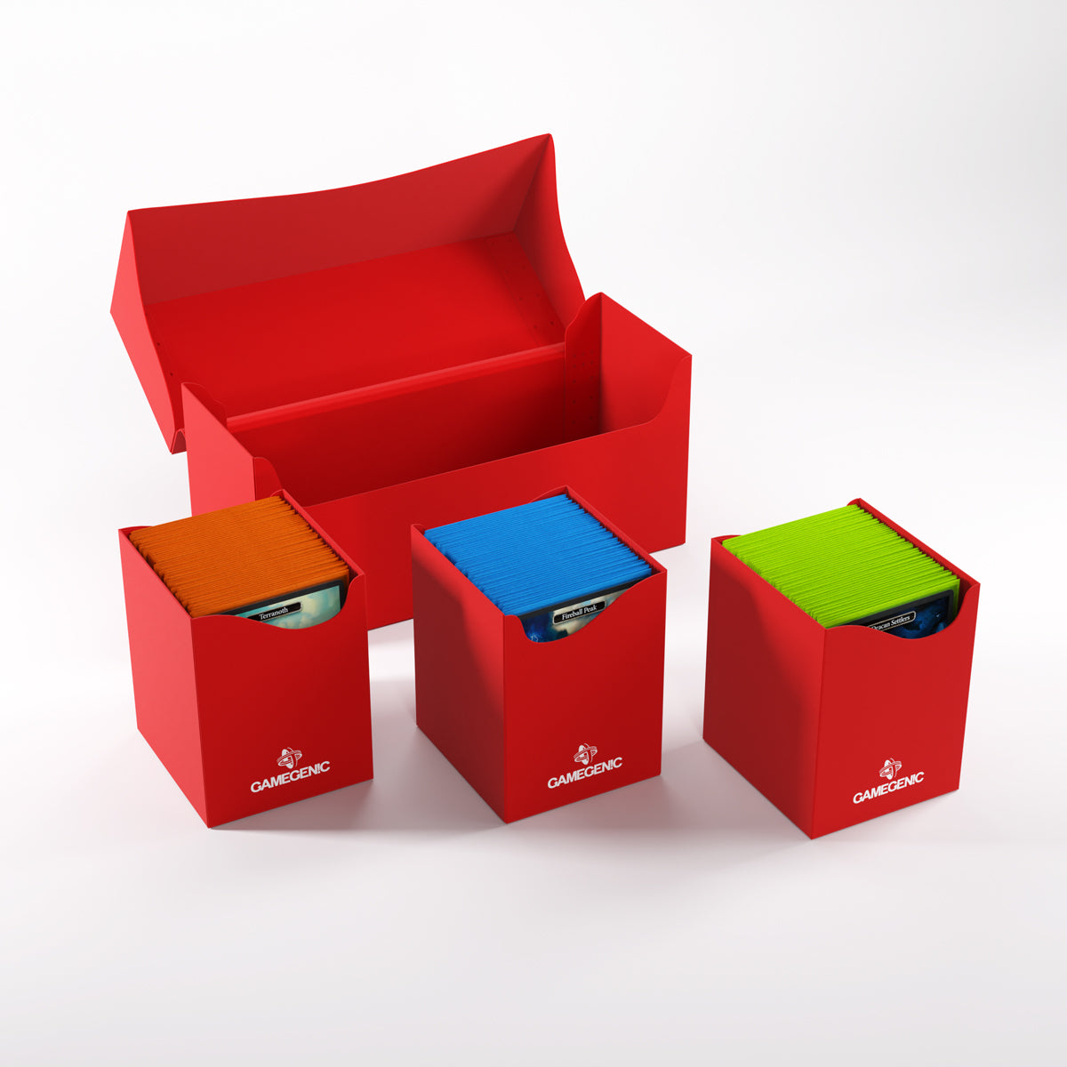Red Deck Box: Triple Deck Holder 300+ (Copy)