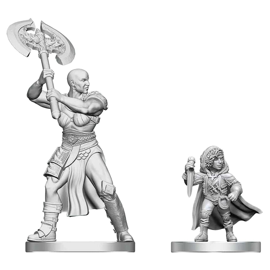 Goliath Barbarian & Halfling Rogue Nolzur's