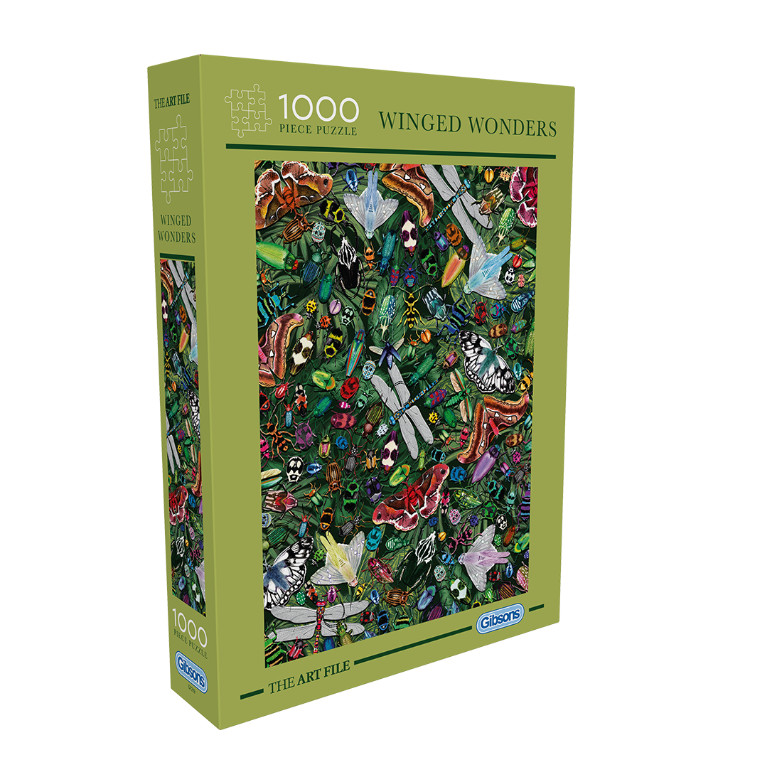 The Art File: Winged Wonders 1000 Piece Jigsaw Puzzle