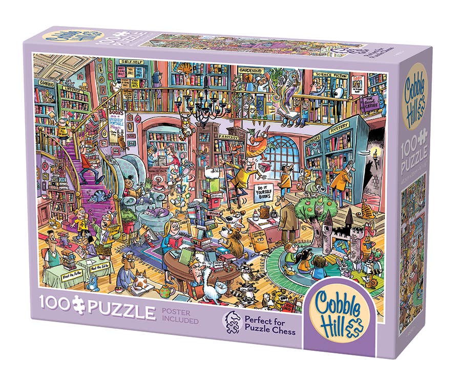 Bookshop Bedlam 100 Piece Puzzle