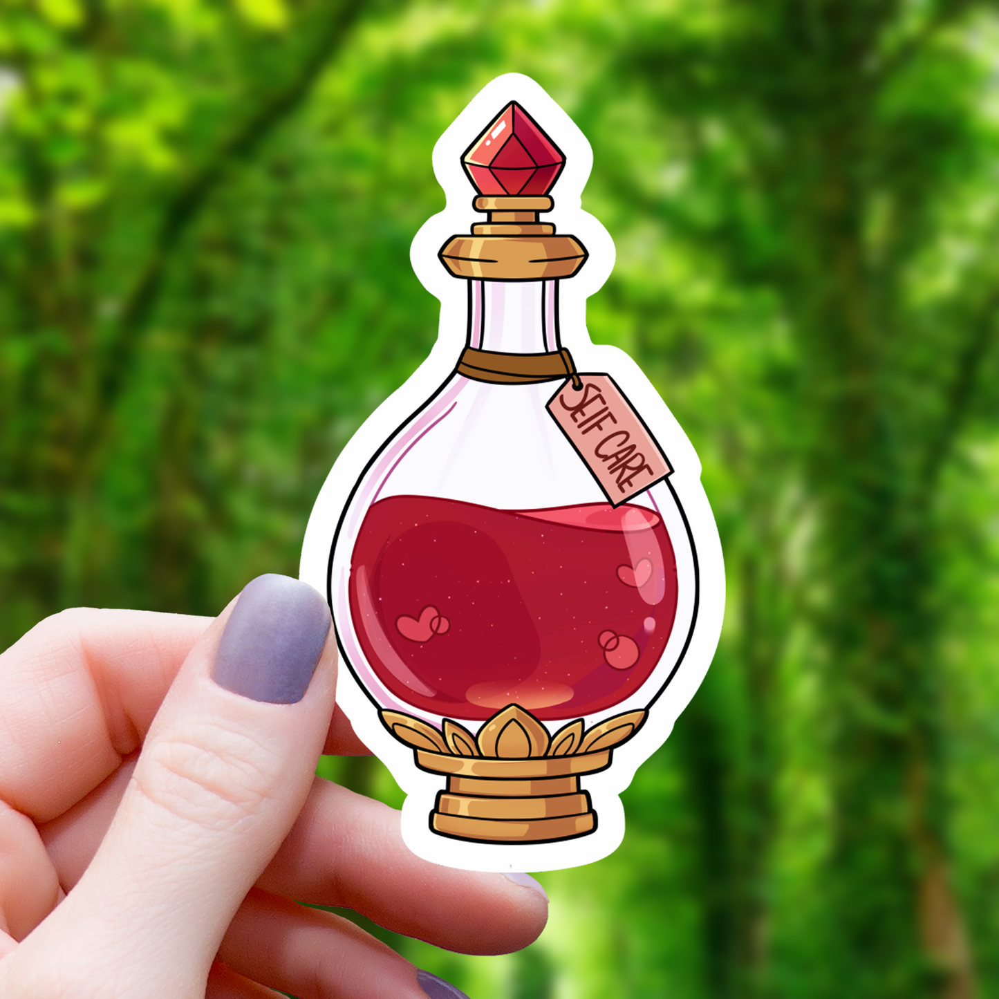 Self Care Potion Sticker - 3"