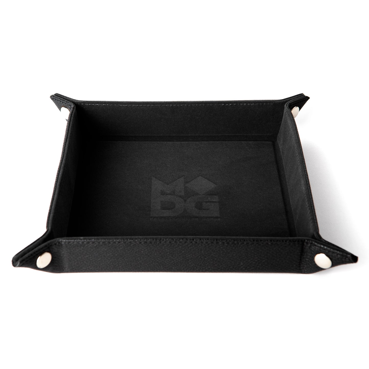 Black Folding Dice Tray: 10x10