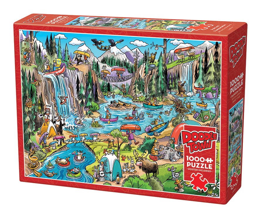 DoodleTown: Portage Pandemonium 1000pc puzzle