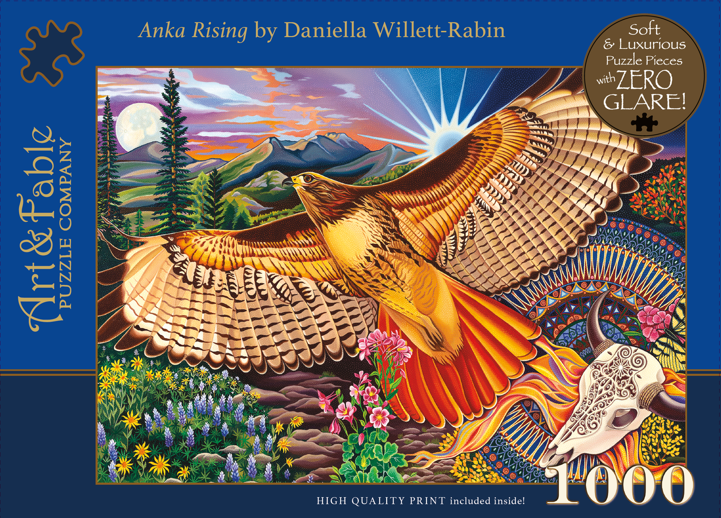 NEW! Anka Rising; 1000-pc Velvet-Touch Jigsaw Puzzle