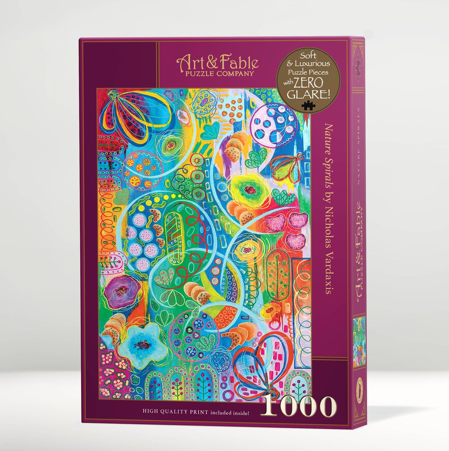 Nature Spirals; 1000-pc Velvet-Touch Jigsaw Puzzle