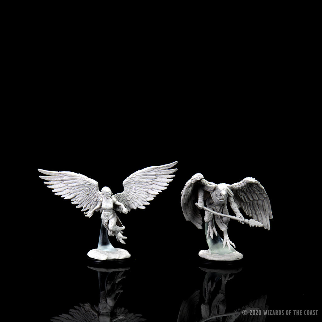 Harpy & Arakocra - Dungeons & Dragons: Nolzur's Marvelous Unpainted Miniatures