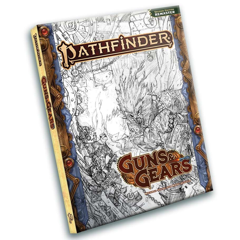 Pathfinder RPG: Guns & Gears Hardcover (Remastered) (Sketch Cover Edition) (P2)