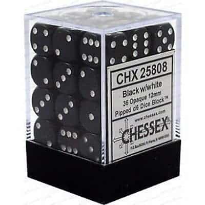 Speckled: 16mm D6 Blue Stars (12)
