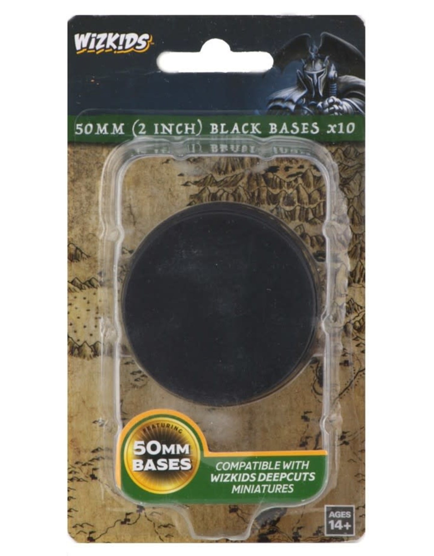 Deep Cuts: 50mm Round Black (10