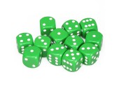 Opaque: 16mm D6 Green/White (12)