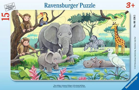 Animals of Africa 15pc Frame Puzzle