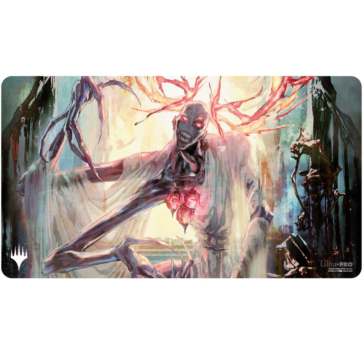 Duskmourn Playmat Mythic Cycle White