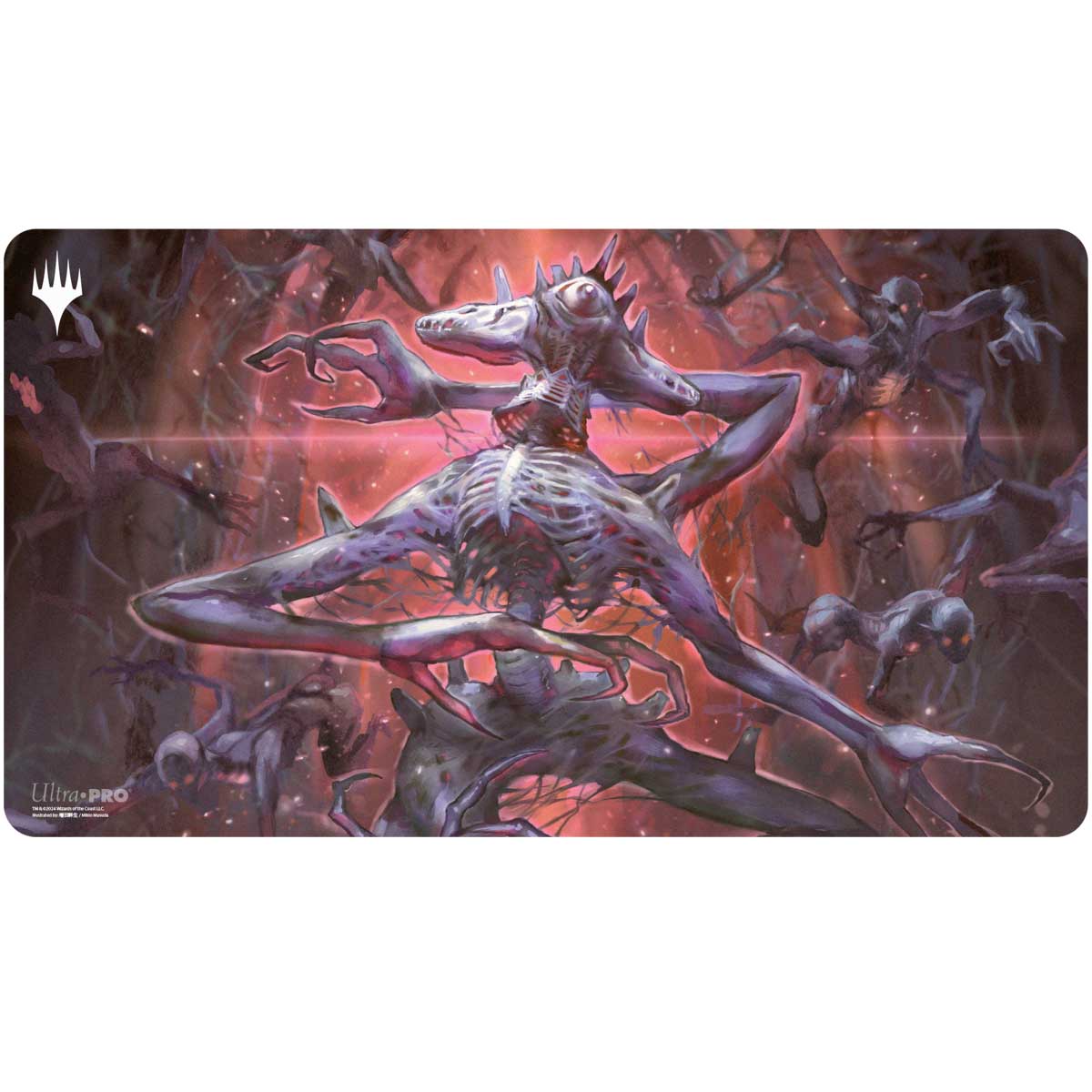 Duskmourn Playmat Mythic Cycle Black