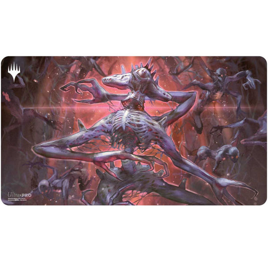 Duskmourn Playmat Mythic Cycle Black