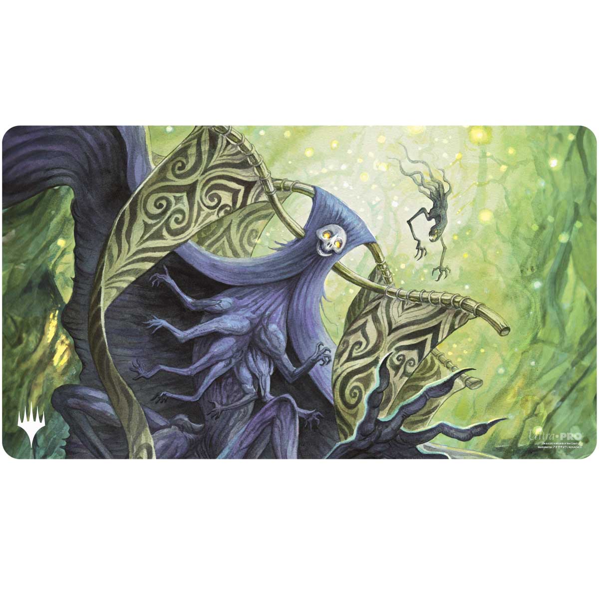 Duskmourn Playmat Mythic Cycle Green