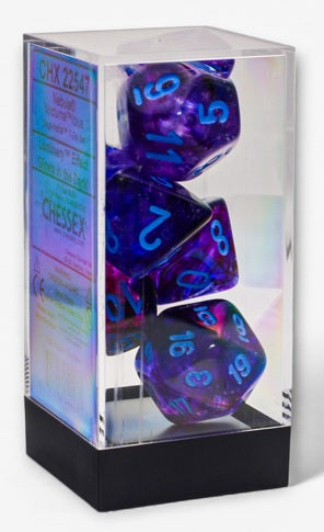 Nebula: Mega-hedral Nocturnal/blue 7-Die Set