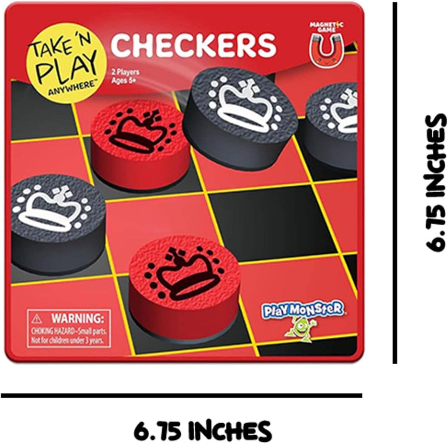 Take N Play Anywhere - Checkers - Magnetic Travel Game