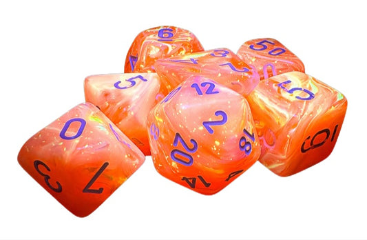 Festive: Mega-hedral Dahlia/white 7-Die Set