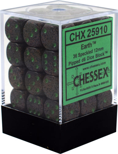 12mm 36d6 Speckled: Earth