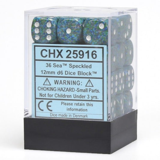 12mm 36d6 Speckled: Sea