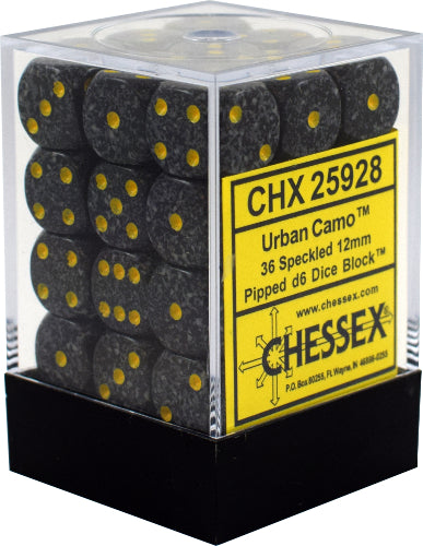 12mm 36d6 Speckled: Urban Camo